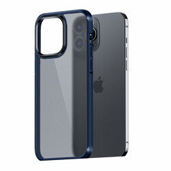 Apple iPhone 13 Pro Case Wlons H-Bom Cover Navy blue