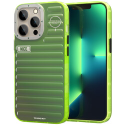 Apple iPhone 13 Pro Case YoungKit Plain Colored Series Cover Green