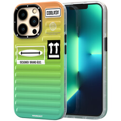 Apple iPhone 13 Pro Case YoungKit The Secret Color Series Cover Green