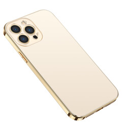 Apple iPhone 13 Pro Case Zore Bobo Cover Gold