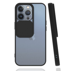 Apple iPhone 13 Pro Case Zore Lensi Cover Black