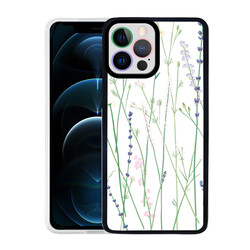 Apple iPhone 13 Pro Case Zore M-Fit Patterned Cover Flower No4