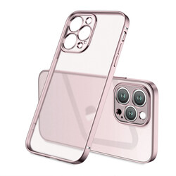 Apple iPhone 13 Pro Case Zore Matte Gbox Cover Rose Gold