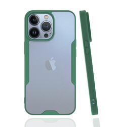 Apple iPhone 13 Pro Case Zore Parfe Cover Dark Green