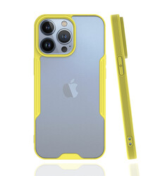 Apple iPhone 13 Pro Case Zore Parfe Cover Yellow