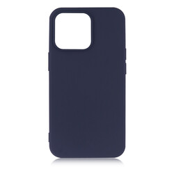 Apple iPhone 13 Pro Case Zore Premier Silicon Cover Navy blue