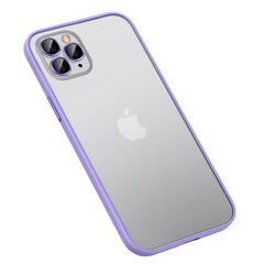 Apple iPhone 13 Pro Case Zore Retro Cover Lila