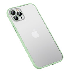 Apple iPhone 13 Pro Case Zore Retro Cover Green