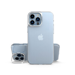 Apple iPhone 13 Pro Case Zore Skuba Cover Silver