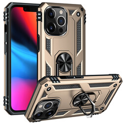 Apple iPhone 13 Pro Case Zore Vega Cover Gold