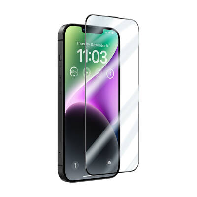 Apple iPhone 13 Pro Hidrofobik Ve Oleofobik Özellikli Benks Air Shield Ekran Koruyucu 10′lu Paket Şeffaf