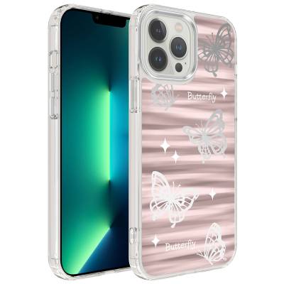 Apple iPhone 13 Pro Kılıf Airbagli Parlak Tasarımlı Zore Mimbo Kapak NO5