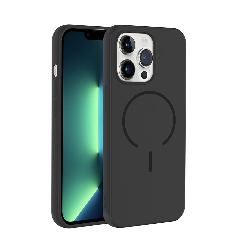 Apple iPhone 13 Pro Kılıf M-safe Şarj Özellikli Zore Meta Kapak - 1