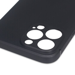 Apple iPhone 13 Pro Kılıf Zore İmax Silikon Siyah
