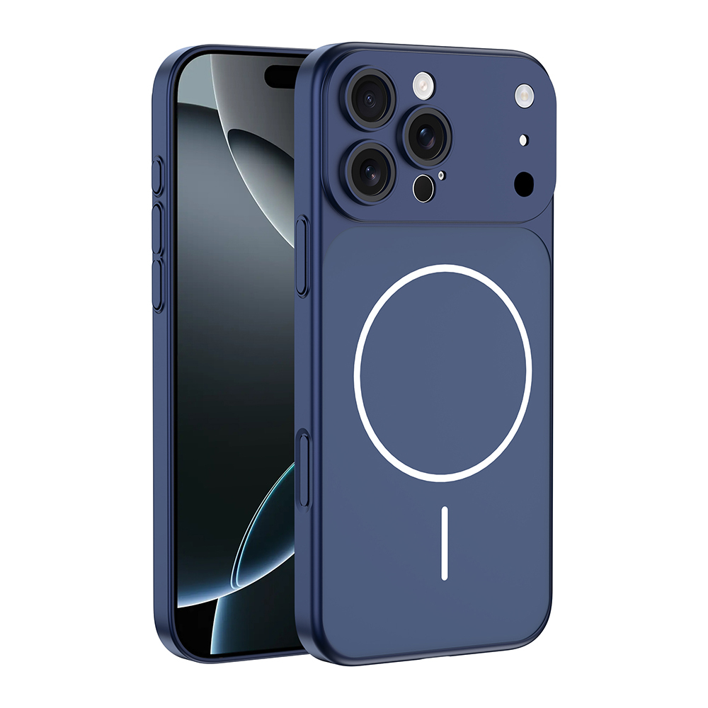 Apple iPhone 13 Pro Kılıf Zore M-Safe Şarj Özellikli Kamera Korumalı Spark Kapak - 1