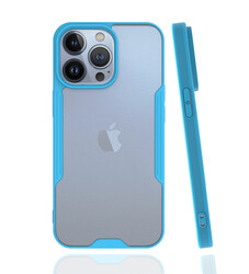 Apple iPhone 13 Pro Kılıf Zore Parfe Kapak Mavi