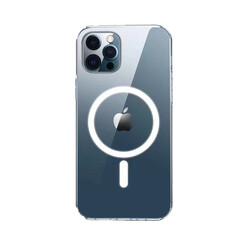 Apple iPhone 13 Pro Kılıf Zore Tacsafe Wireless Kapak Renksiz