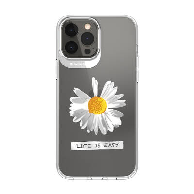 Apple iPhone 13 Pro Max Case Double IMD Printed Licensed Switcheasy Artist Daisy Cover Colorless