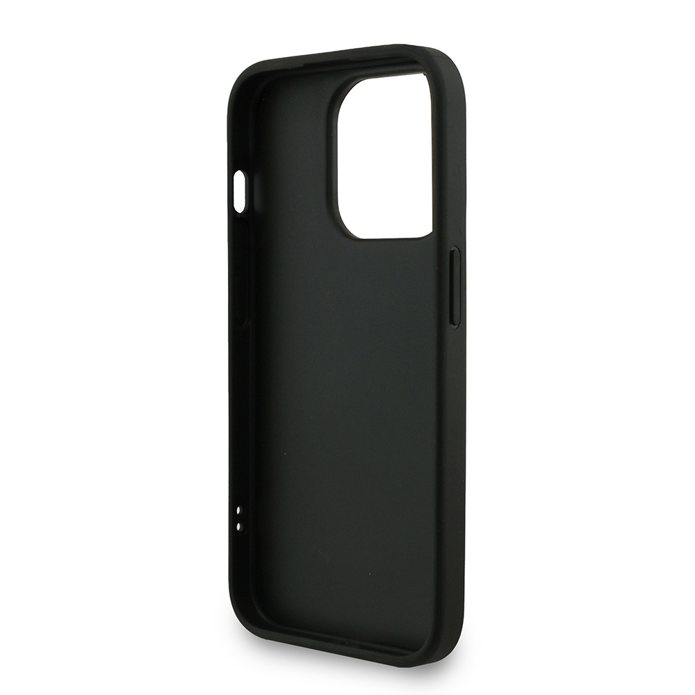 Apple iPhone 13 Pro Max Case Guess Original Licensed PU Leather Wrist Strap Rope Metal Large 4G and Text Logo Cover - 10