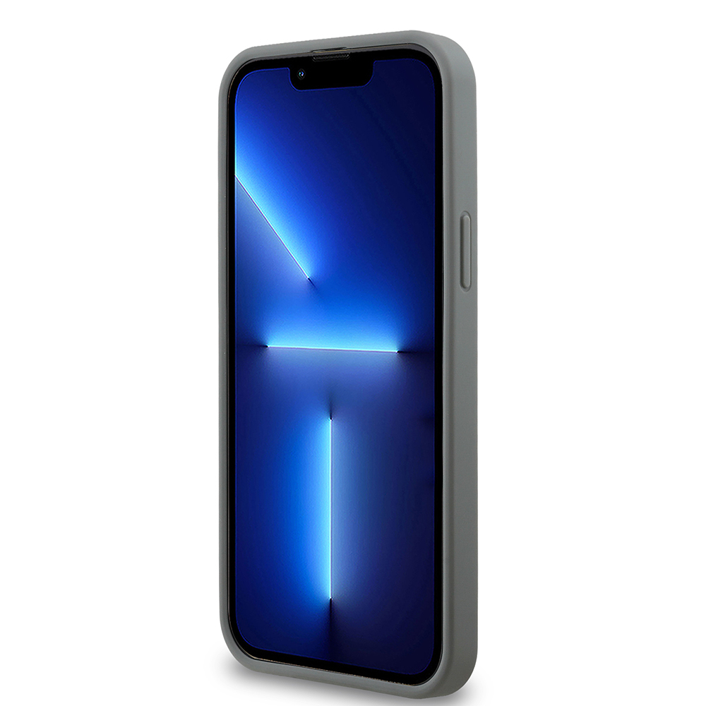 Apple iPhone 13 Pro Max Case Guess Original Licensed Stone Back Surface Triangle Logo Cover - 30