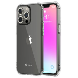 Apple iPhone 13 Pro Max Case Kajsa Transparent Cover Grey