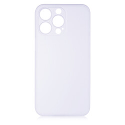 Apple iPhone 13 Pro Max Case Zore 1.Kalite PP Cover White