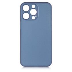 Apple iPhone 13 Pro Max Case Zore 1.Kalite PP Cover Blue