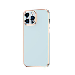 Apple iPhone 13 Pro Max Case Zore Bark Cover Light Blue