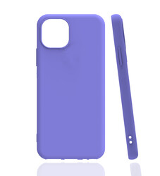 Apple iPhone 13 Pro Max Case Zore Biye Silicon Lila