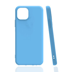 Apple iPhone 13 Pro Max Case Zore Biye Silicon Light Blue