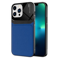 Apple iPhone 13 Pro Max Case ​Zore Emiks Cover Navy blue