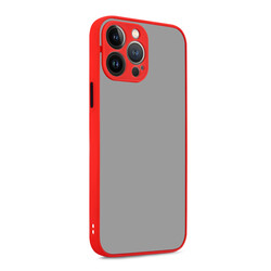 Apple iPhone 13 Pro Max Case Zore Hux Cover Red