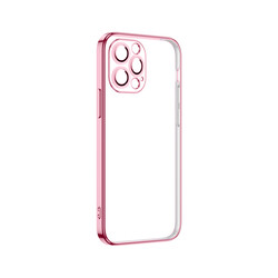 Apple iPhone 13 Pro Max Case Zore Krep Cover Pink