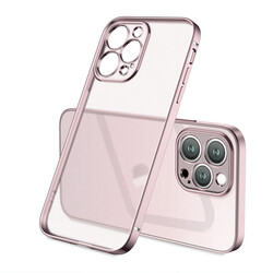 Apple iPhone 13 Pro Max Case Zore Matte Gbox Cover Rose Gold