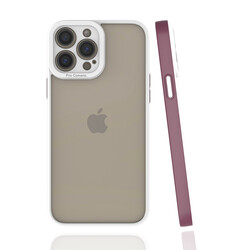 Apple iPhone 13 Pro Max Case Zore Mima Cover Plum