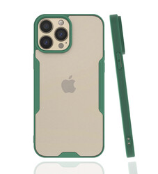 Apple iPhone 13 Pro Max Case Zore Parfe Cover Dark Green