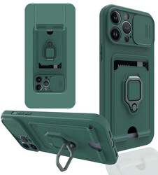 Apple iPhone 13 Pro Max Case ​Zore Pelit Cover Dark Green