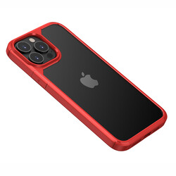 Apple iPhone 13 Pro Max Case Zore Roll Cover Red