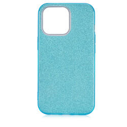 Apple iPhone 13 Pro Max Case Zore Shining Silicon Blue