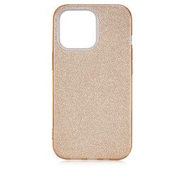 Apple iPhone 13 Pro Max Case Zore Shining Silicon Gold