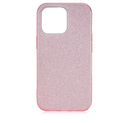 Apple iPhone 13 Pro Max Case Zore Shining Silicon Rose Gold