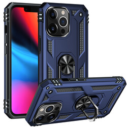 Apple iPhone 13 Pro Max Case Zore Vega Cover Blue