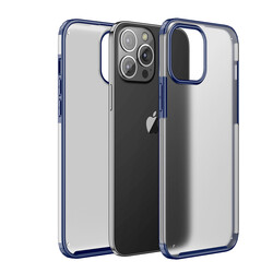 Apple iPhone 13 Pro Max Case Zore Volks Cover Navy blue