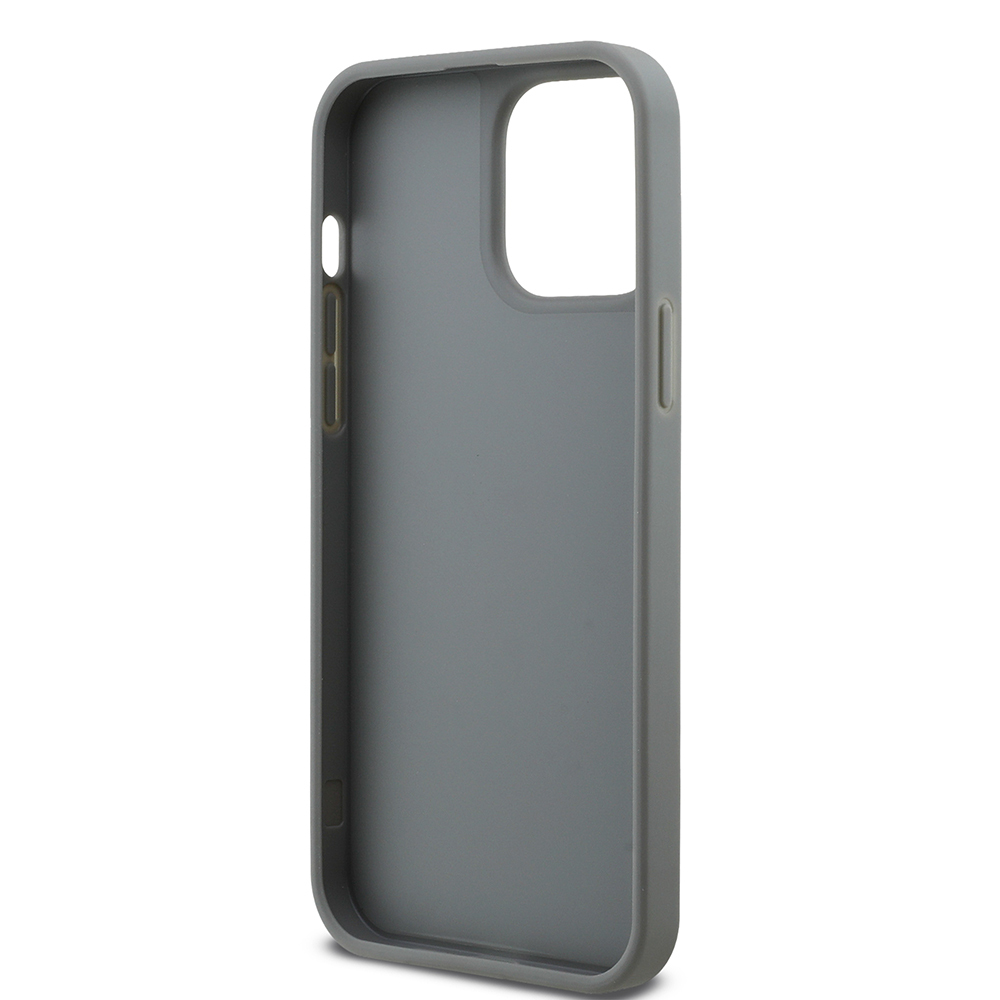 Apple iPhone 13 Pro Max Kılıf Guess Orjinal Lisanslı Taşlı Arka Yüzey Üçgen Logolu Kapak - 32