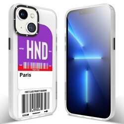 Apple iPhone 13 Kılıf YoungKit Any Time Trip Serisi Kapak CL027 Paris