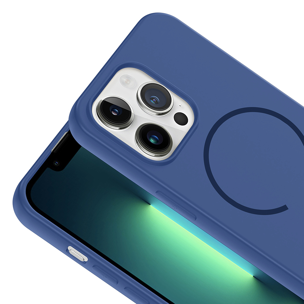 Apple iPhone 13 Pro Max Kılıf M-safe Şarj Özellikli Zore Meta Kapak - 6