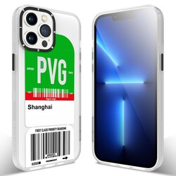 Apple iPhone 13 Pro Max Kılıf YoungKit Any Time Trip Serisi Kapak CL028 Shangai