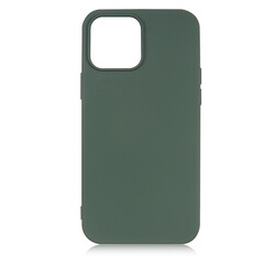 Apple iPhone 13 Pro Max Kılıf Zore LSR Lansman Kapak Koyu Yeşil