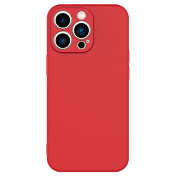 Apple iPhone 13 Pro Max Kılıf Zore Mara Lansman Kapak Kırmızı