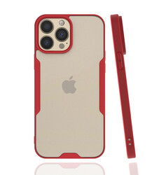 Apple iPhone 13 Pro Max Kılıf Zore Parfe Kapak Kırmızı